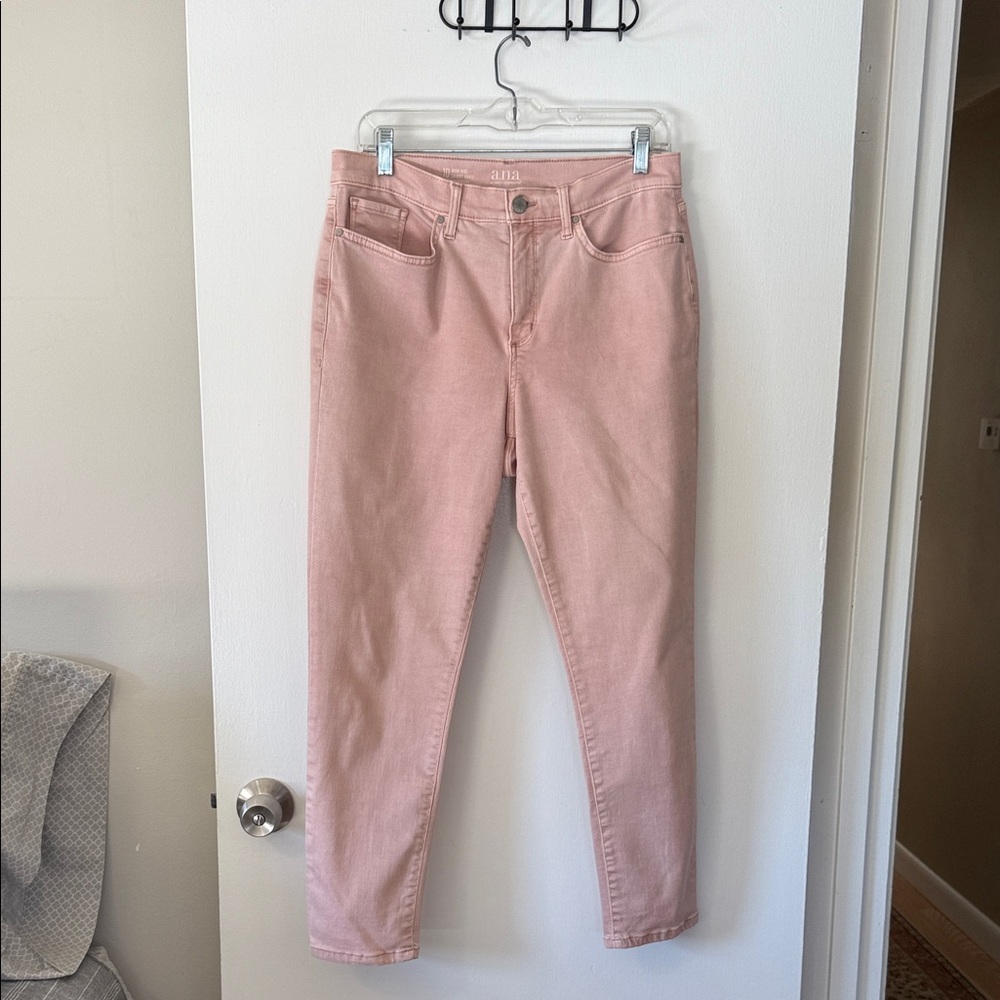 a.n.a. Women's Dusty Pink Ankle Stretch Jeans
